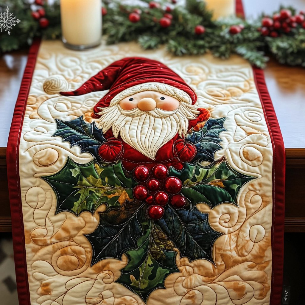 Santa Charm Table Runner - Made to Order TABLE928