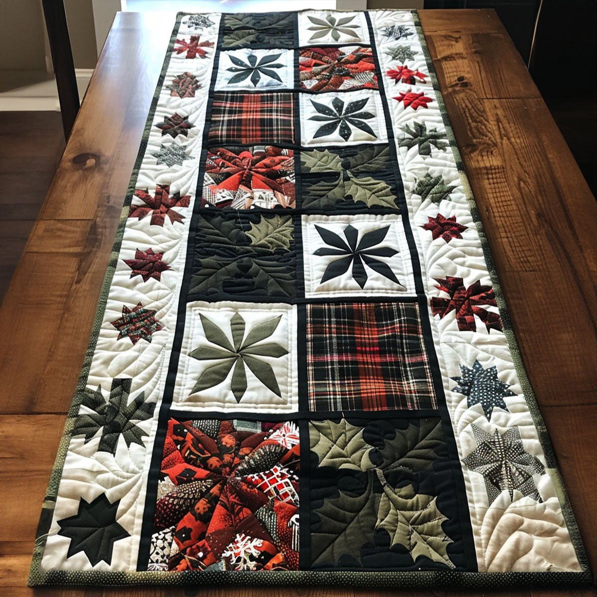 Merry Christmas Charm Table Runner - Made to Order TABLE928