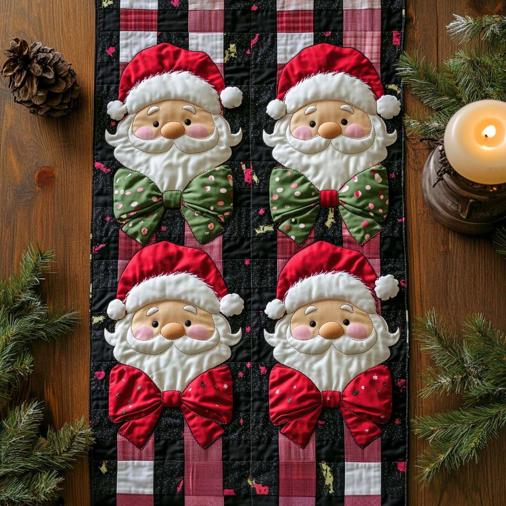 Merry Santa Table Runner - Made to Order TABLE928