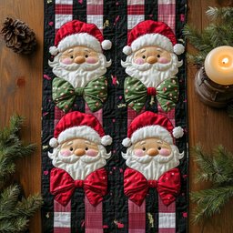 Merry Santa Table Runner - Made to Order TABLE928