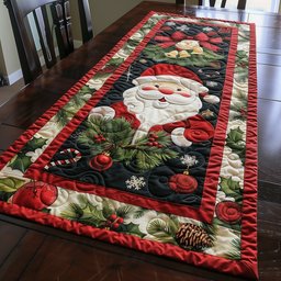 Santa Xmas Magic Table Runner - Made to Order TABLE928