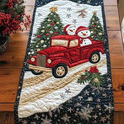 Jingle Paws and Sleigh Rides Table Runner - Made to Order TABLE928