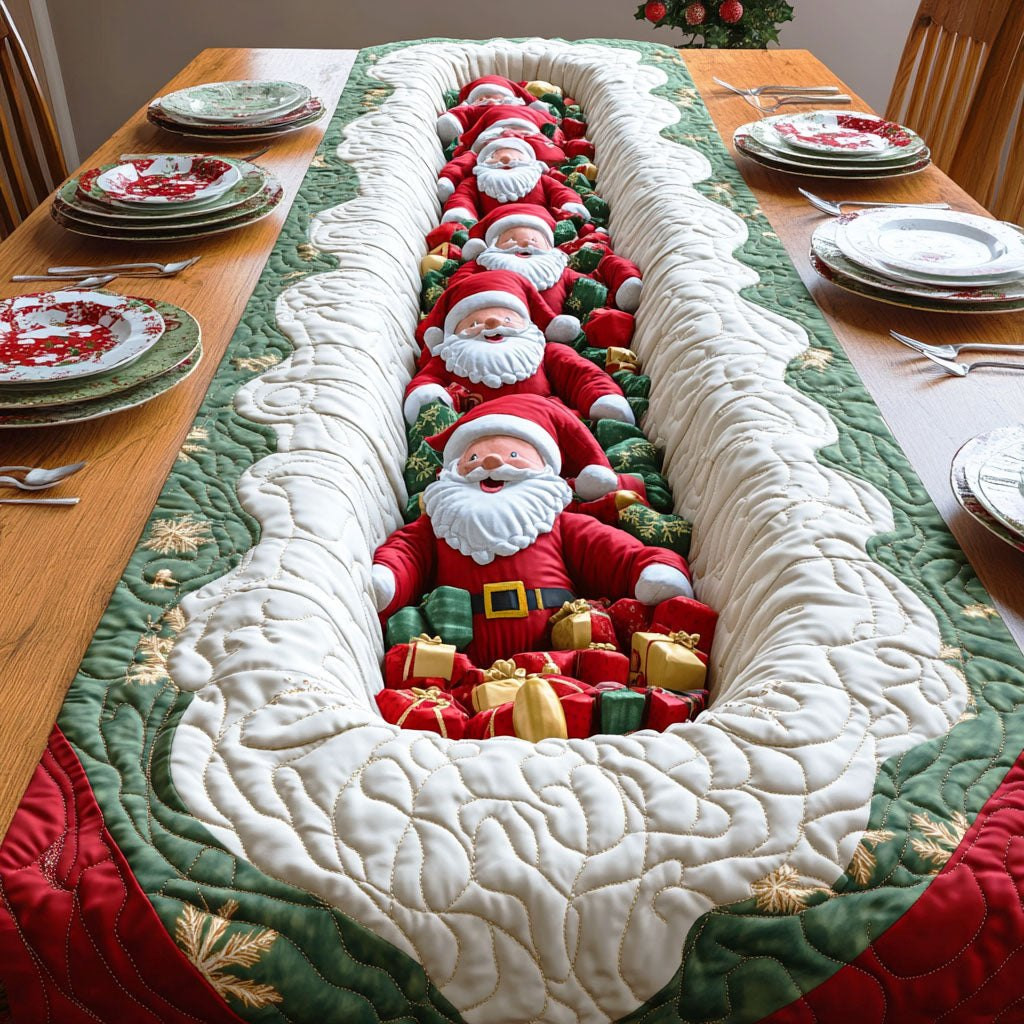 Gift Hole Santa Table Runner - Made to Order TABLE928