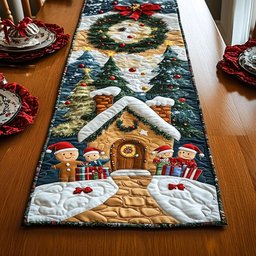 Gingerbread Warmth Table Runner - Made to Order TABLE928