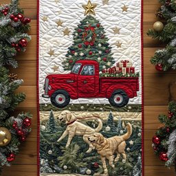 Furry Friends Christmas Trail Table Runner - Made to Order TABLE928