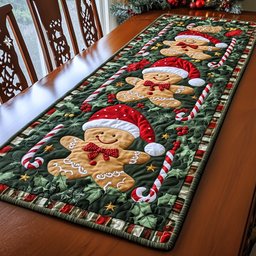 Gingerbread Whimsy Table Runner - Made to Order TABLE928