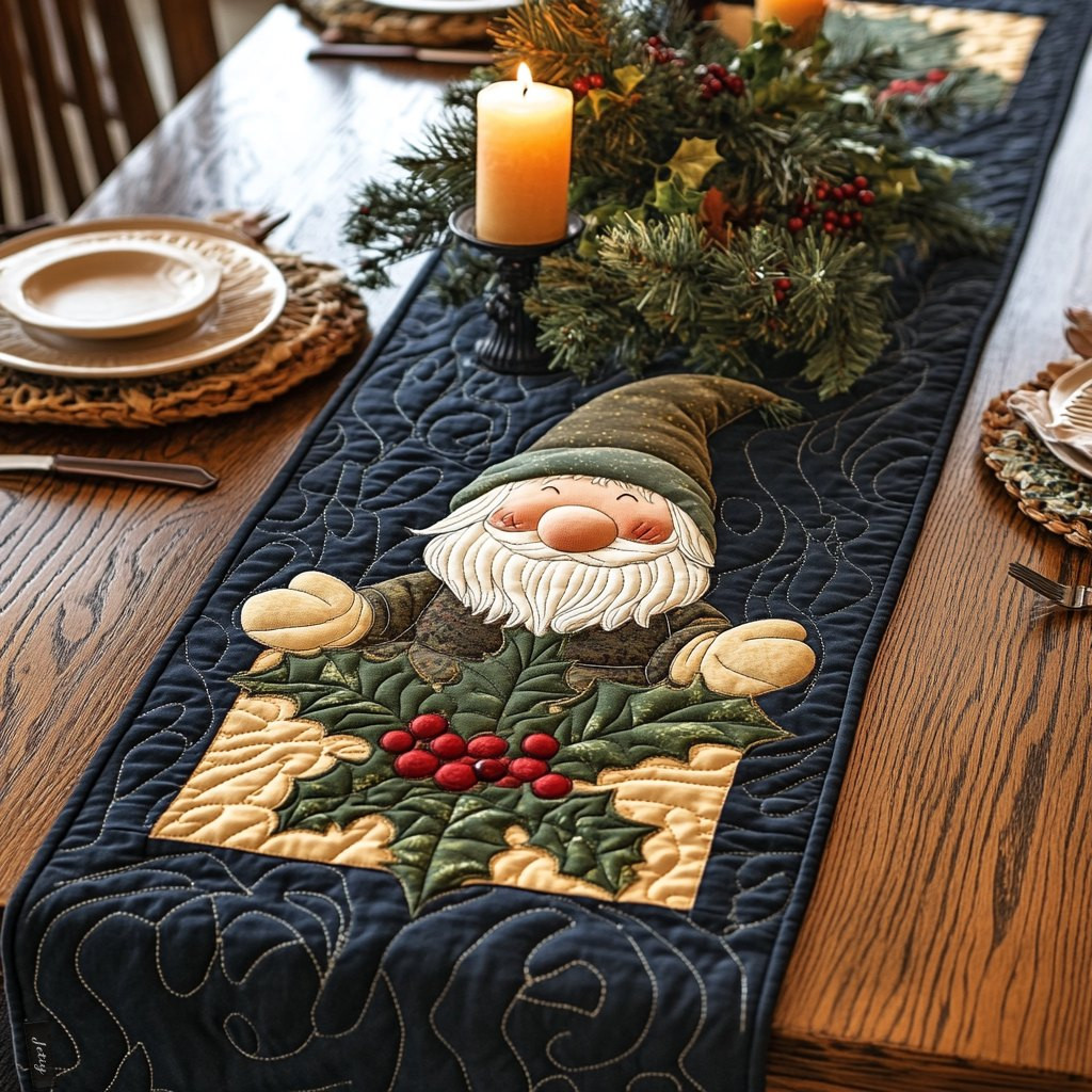Gnome Noel Table Runner - Made to Order TABLE928