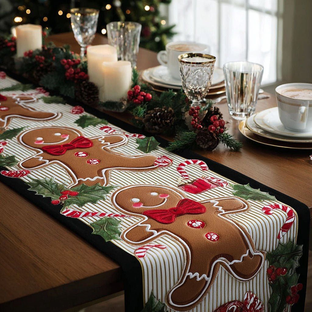 Gingerbread Spirit Table Runner - Made to Order TABLE928