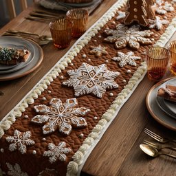 Gingerbread Table Runner - Made to Order TABLE928