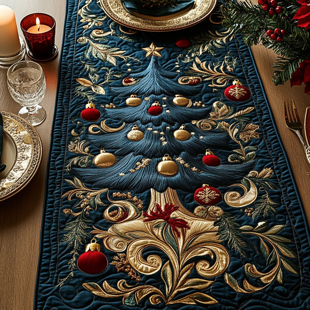 Holly Jolly Pine Table Runner - Made to Order TABLE928