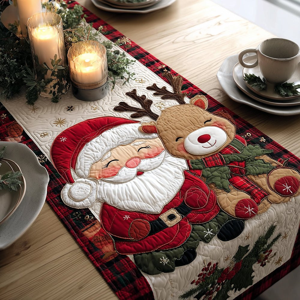 Holly Reindeer Joy Table Runner - Made to Order TABLE928