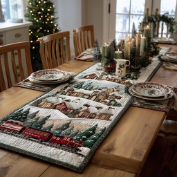 Festive Rail Table Runner - Made to Order TABLE928
