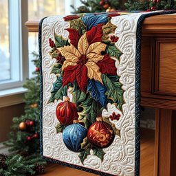 Festive Holly Spirit Table Runner - Made to Order TABLE928