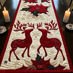 Cozy Reindeer Table Runner - Made to Order TABLE928