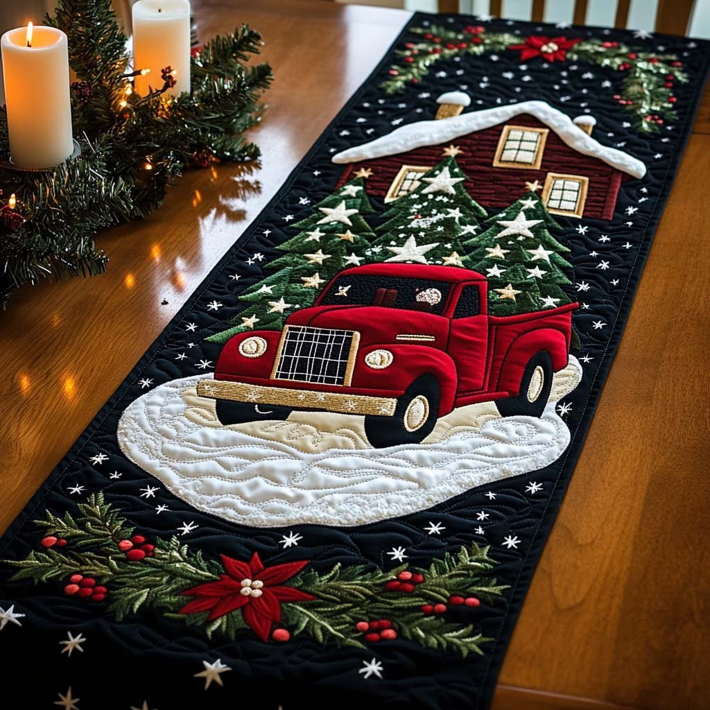 Festive Frost Table Runner - Made to Order TABLE928