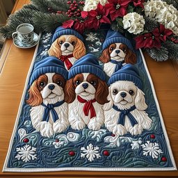 Festive King Charles Table Runner - Made to Order TABLE928