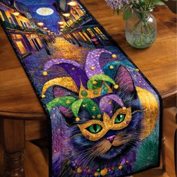 Festive Cat Table Runner - Made to Order TABLE928