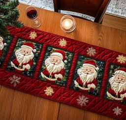 Festive Claus Table Runner - Made to Order TABLE928
