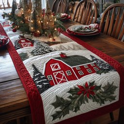 Festive Harmony Table Runner - Made to Order TABLE928