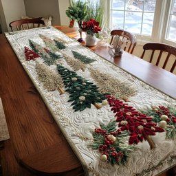 Christmas Grove Table Runner - Made to Order TABLE928