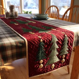 Christmas Pines Table Runner - Made to Order TABLE928