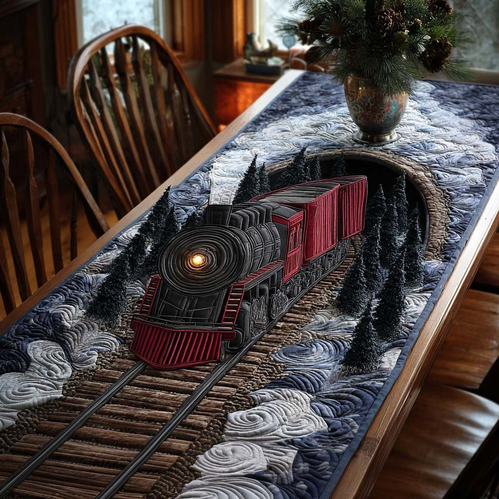 Christmas Express Line Table Runner - Made to Order TABLE928