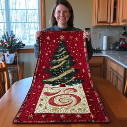 Christmas Magic Tree Table Runner - Made to Order TABLE928