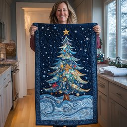 Blue Christmas Table Runner - Made to Order TABLE928