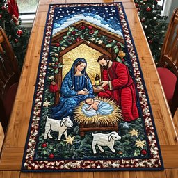 Angels of the First Noel Table Runner - Made to Order TABLE928