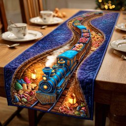 Christmas Locomotion Table Runner - Made to Order TABLE928