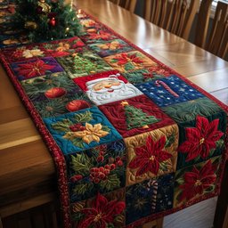Christmas Patchwork Table Runner - Made to Order TABLE928
