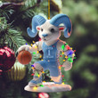 UNC Christmas Ornament LA