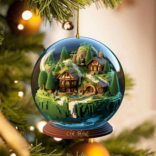 LOTR Christmas Round Ornaments LA
