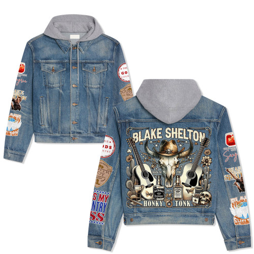 BLSH Hooded Denim Jacket LA