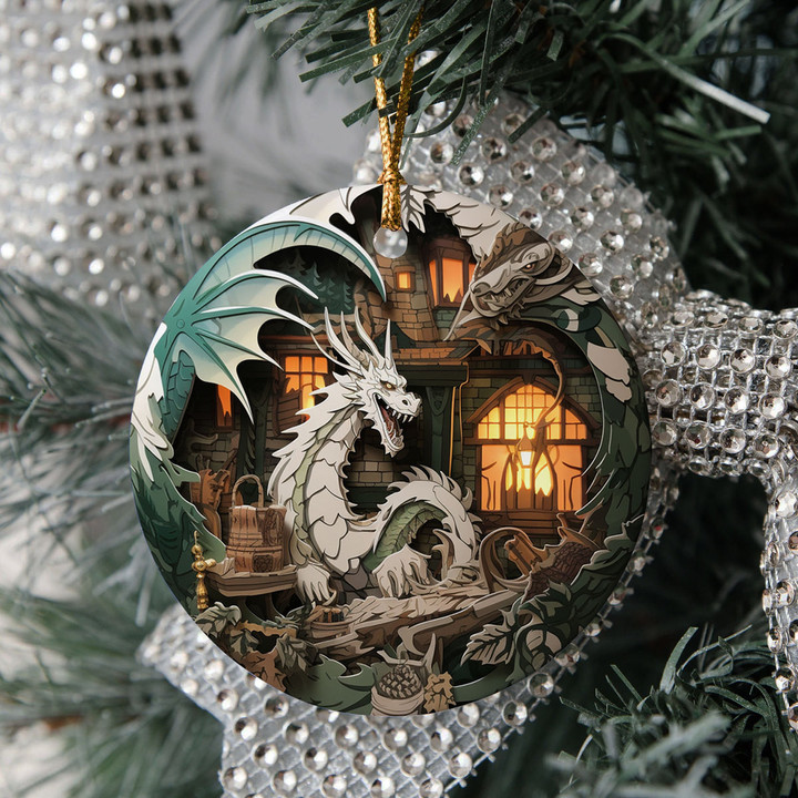 LOTR Christmas Round Ornaments LA