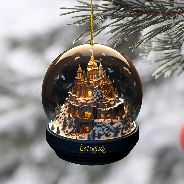 LOTR Christmas Round Ornaments LA