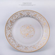 2pcs/set, 8+10 inch, bone china dinner set plates and dishes, ceramic buffet dishes for party, porcelain plate chargers, party