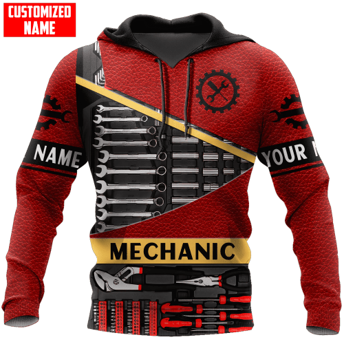 Tmarc Tee Personalized Name Mechanic Tools Unisex Shirts