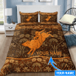 Personalized Name Bull Riding Rodeo Bedding Set