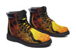 Aboriginal Rock painting hand Golden Style All Season Boots