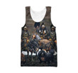 3D All Over Print Mongolia Warrior Hoodie