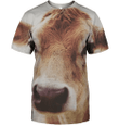 3D All Over Print Cow Face Shirt