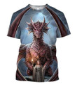 3D All Over Print Dragon Shirt 15
