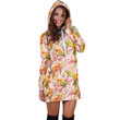 All Over Printing Sun Conure Parrot Hoodie Dress