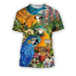 All Over Printed Parrots Shirts H393