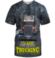 3D All Over Print Trucker Shirt