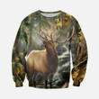 3D All Over Printed Deer Art Clothes