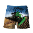 3D All Over Printed Green combine Shirts And Shorts
