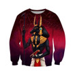 3D All Over Print Beautiful Anubis Hoodie