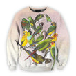 All Over Printed Parrots Shirts H234B